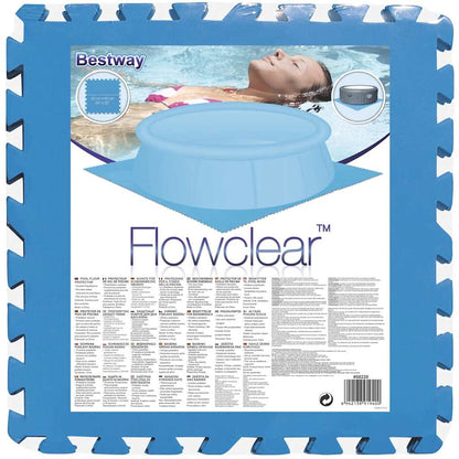 Protezioni per il Pavimento della Piscina 8 pz Blu 58220