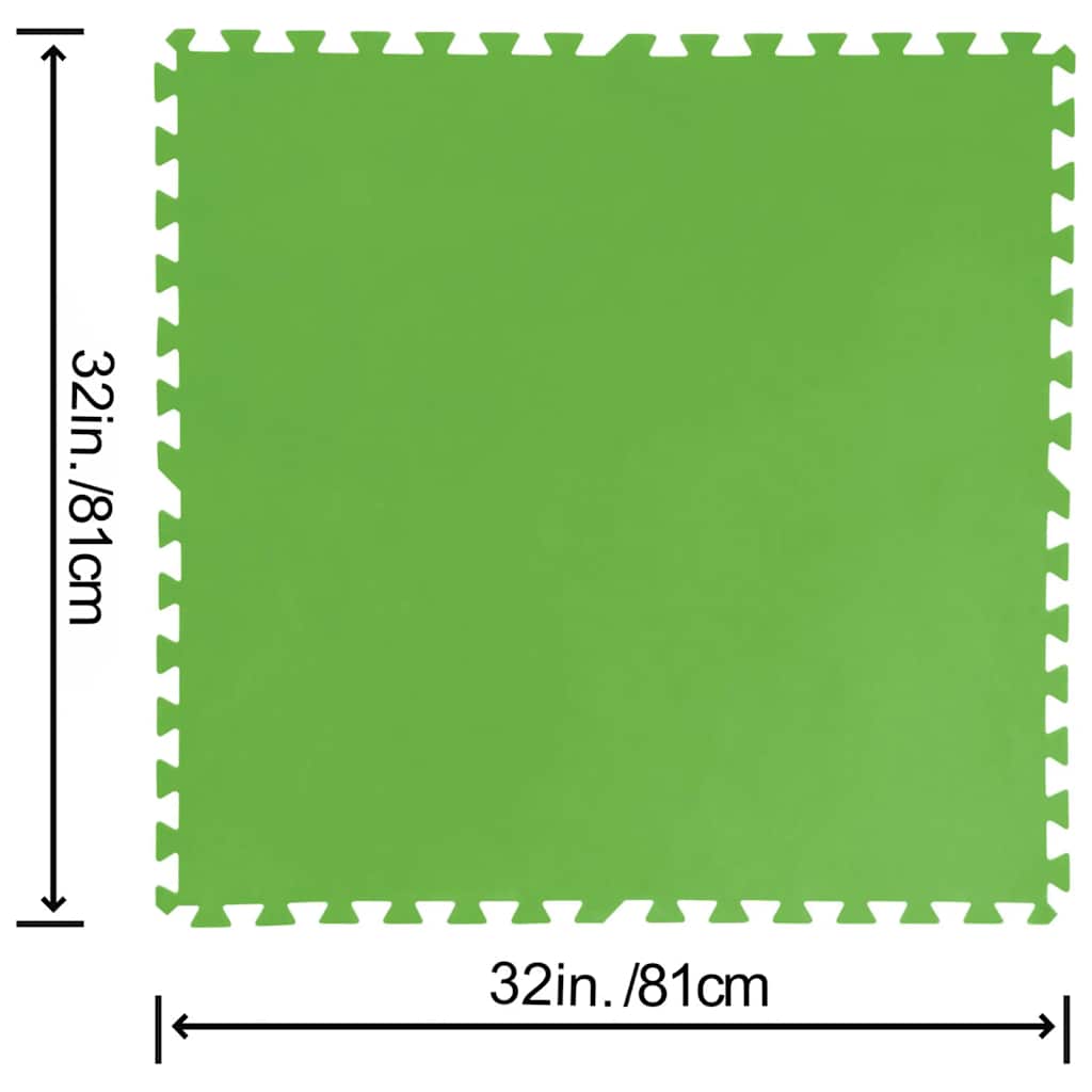 Protezioni Pavimento Flowclear 9 pz Verdi 5,47 m²