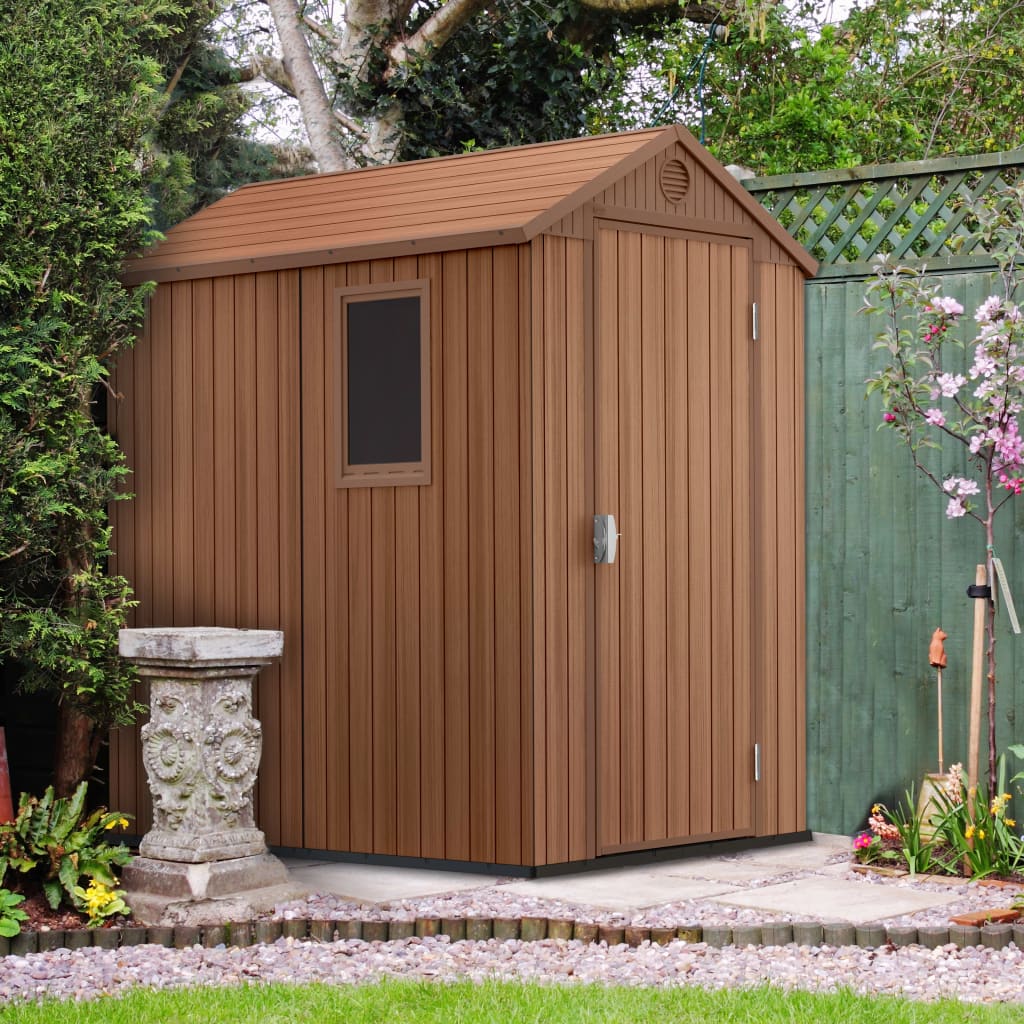Casetta da Giardino Darwin 46 Aspetto Legno