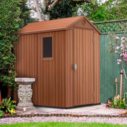 Casetta da Giardino Darwin 46 Aspetto Legno