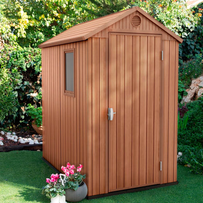 Casetta da Giardino Darwin 46 Aspetto Legno