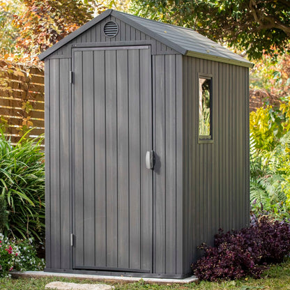 Casetta da Giardino Darwin 46 Aspetto Legno Grigio