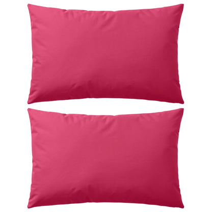 Cuscini da Esterno 2 pz 60x40 cm Rosa