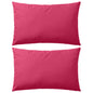 Cuscini da Esterno 2 pz 60x40 cm Rosa