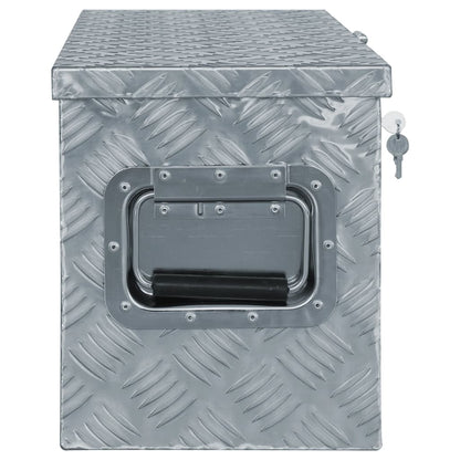 Cassetta in Alluminio 76,5x26,5x33 cm Argento