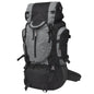 Zaino da Escursioni XXL 75 L Nero e Grigio