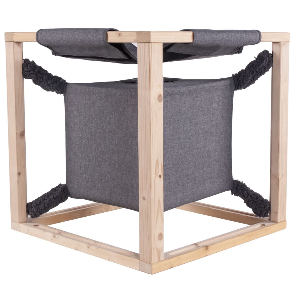 Cuccia per Gatti con Amaca Catcube Grigia M 54x54x54 cm