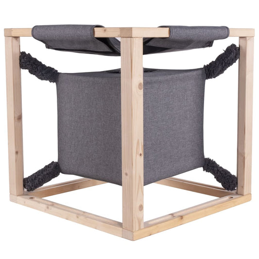Cuccia per Gatti con Amaca Catcube Grigia M 54x54x54 cm