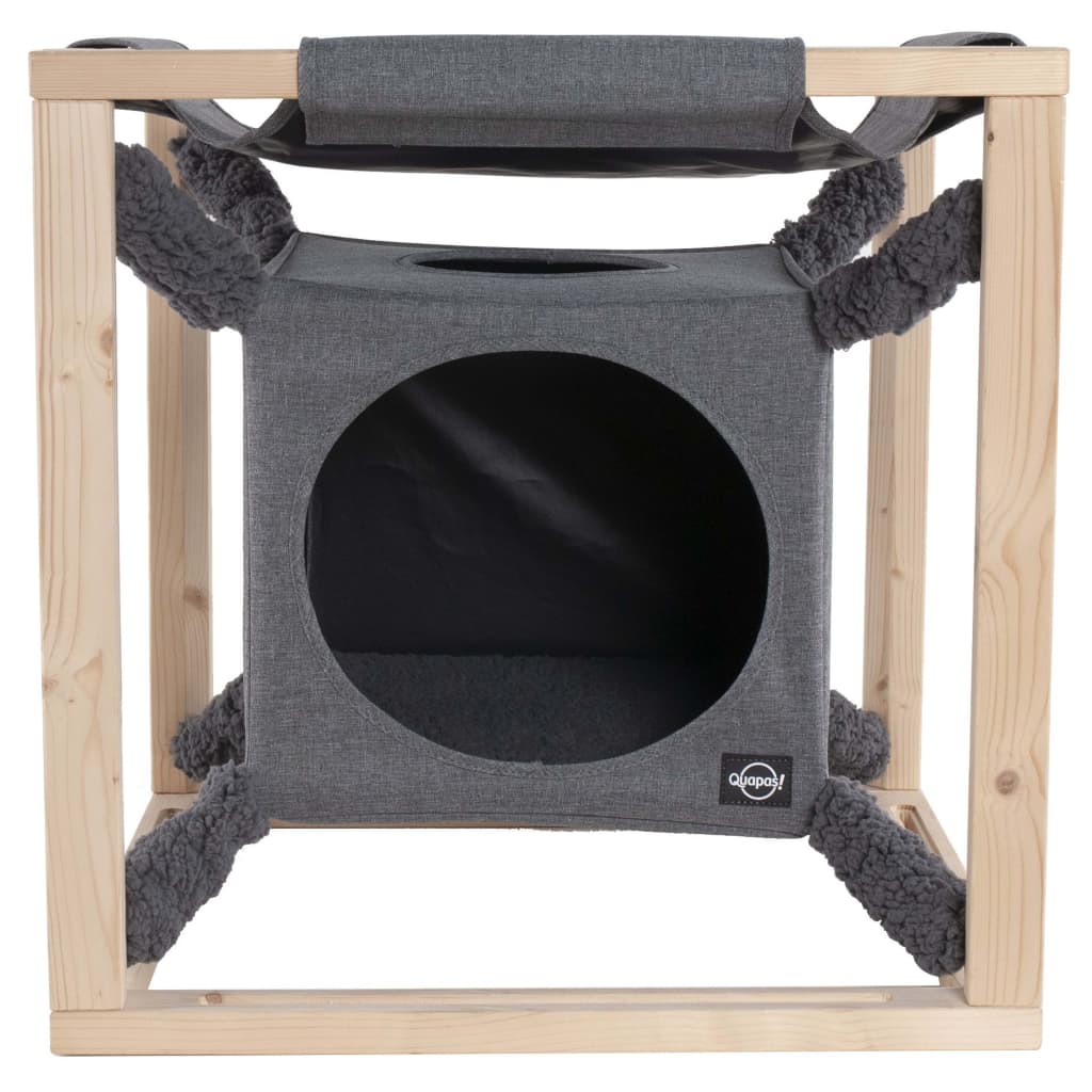 Cuccia per Gatti con Amaca Catcube Grigia M 54x54x54 cm