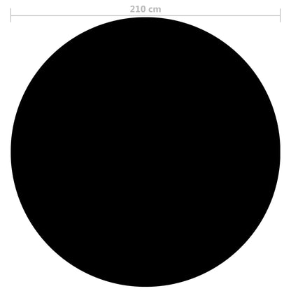 Copertura per Piscina Nera 210 cm PE