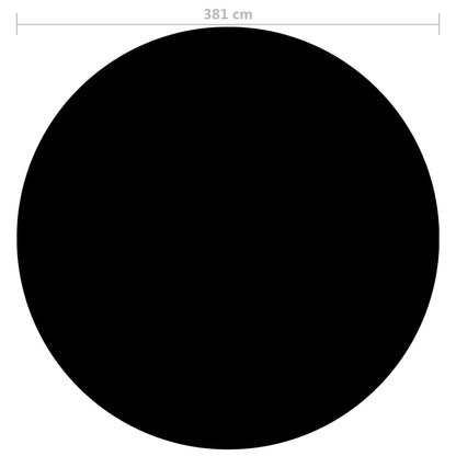 Copertura per Piscina Nera 381 cm PE