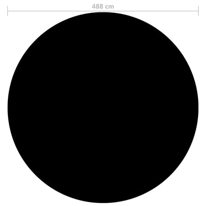 Copertura per Piscina Nera 488 cm PE