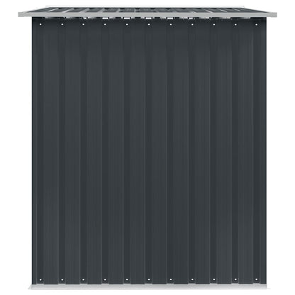 Capanno per Attrezzi Antracite in Acciaio 257x205x178 cm