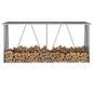 Capannone da Giardino in Acciaio Zincato 330x84x152cm Antracite