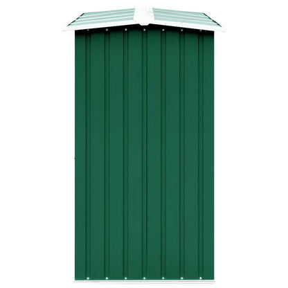 Capannone da Giardino in Acciaio Zincato 330x92x153cm Verde