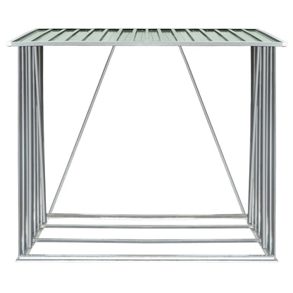 Capannone da Giardino in Acciaio Zincato 163x83x154 cm Verde