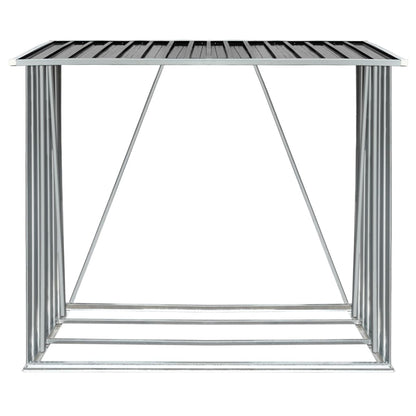 Capannone da Giardino in Acciaio Zincato 163x83x154cm Antracite