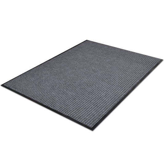 Zerbini in PVC 2 pz Grigio 90x60 cm