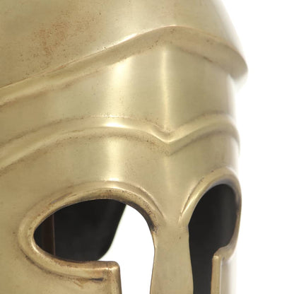 Elmo da Guerriero Greco Antico per LARP in Acciaio Ottone