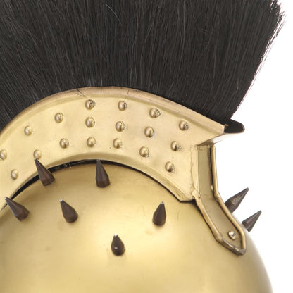 Elmo da Guerriero Greco Antico per LARP in Acciaio Ottone