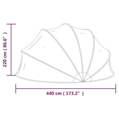 Cupola per Piscina 440x220 cm