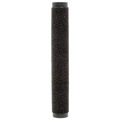 Tappeti Antipolvere 2 pz Rettangolari Trapuntati 40x60 cm Neri