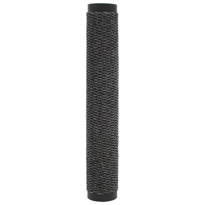 Tappeti Antipolvere 2 pz Trapuntati 60x90 cm Antracite