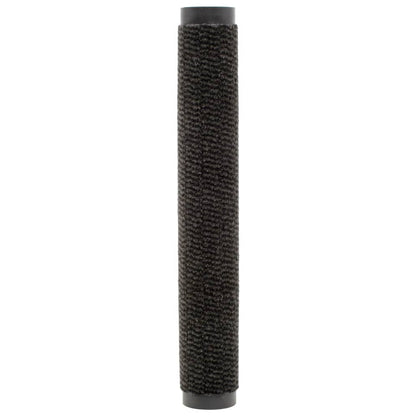 Tappeti Antipolvere 2 pz Rettangolari Trapuntati 60x90 cm Neri