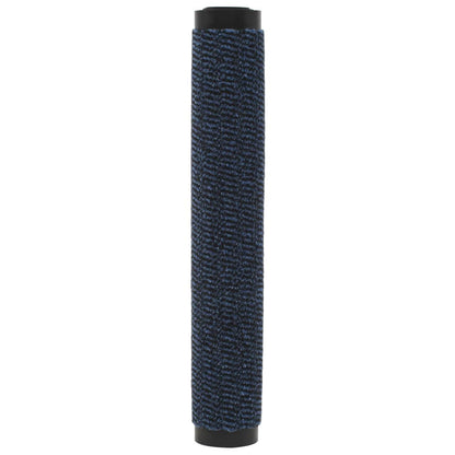 Tappeti Antipolvere 2 pz Rettangolari Trapuntati 60x90 cm Blu