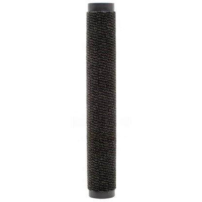 Tappeti Antipolvere 2 pz Rettangolari Trapuntati 80x120 cm Neri