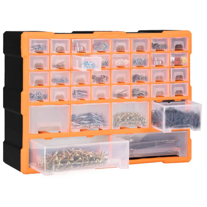 Mobile Contenitore con 38 Cassetti 52x16x37,5 cm