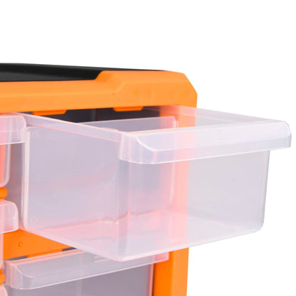 Mobili Contenitori con 12 Cassetti 2 pz 26,5x16x26 cm
