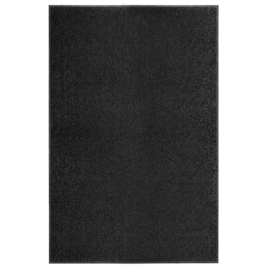 Zerbino Lavabile Nero 120x180 cm