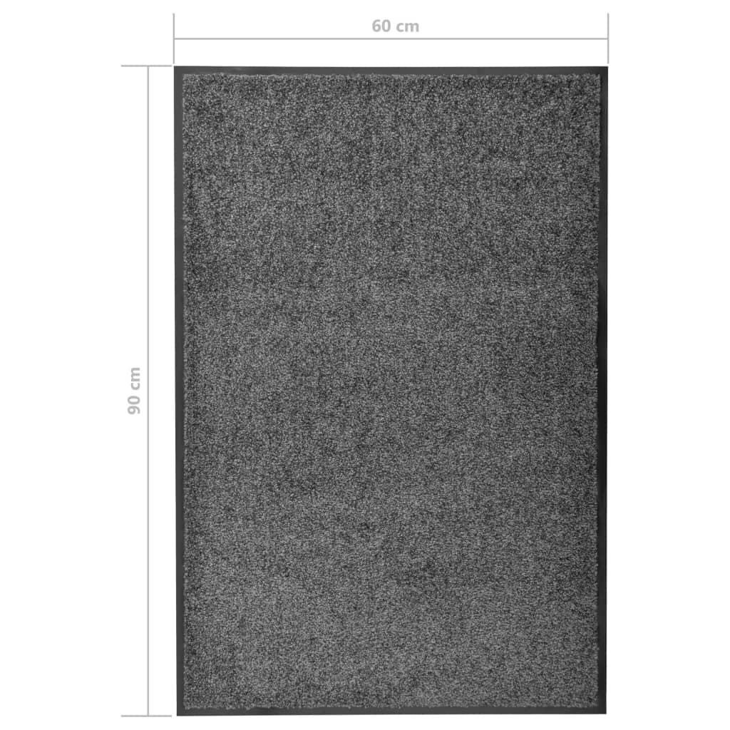 Zerbino Lavabile Antracite 60x90 cm