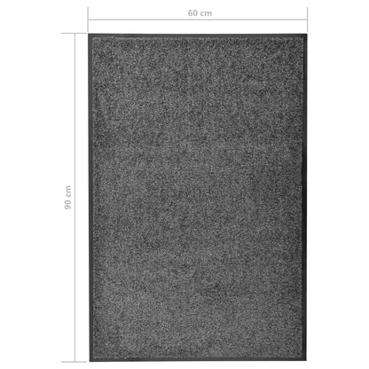 Zerbino Lavabile Antracite 60x90 cm