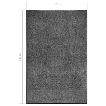 Zerbino Lavabile Antracite 120x180 cm