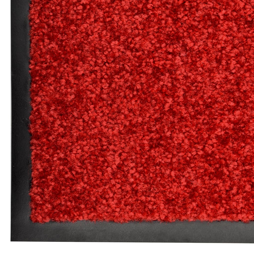 Zerbino Lavabile Rosso 120x180 cm