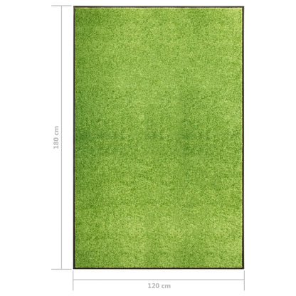 Zerbino Lavabile Verde 120x180 cm