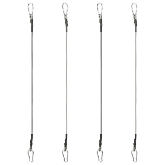 Corde con Moschettone 4 pz Gomma