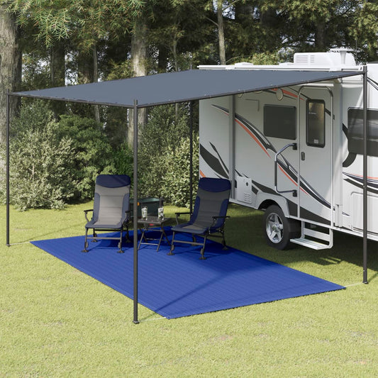 Tappeto da Tenda 250x400 cm Blu