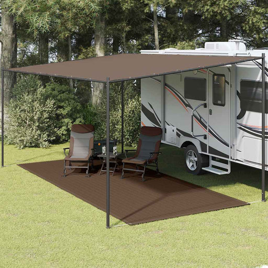 Tappeto da Tenda 250x600 cm Marrone