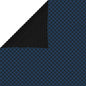 Pellicola Galleggiante Solare PE Piscina 488x244 cm Nero e Blu