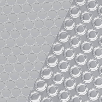Copripiscina Rettangolare 1000x600 cm in PE Argento