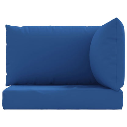 Cuscini per Pallet 3 pz Blu in Tessuto Oxford