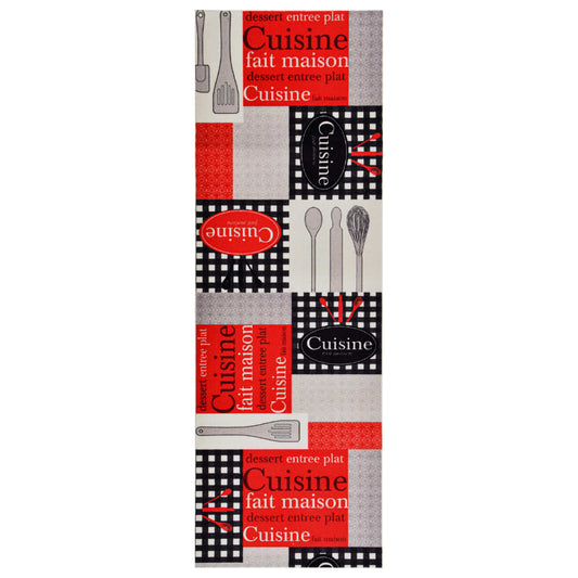 Tappetino da Cucina Lavabile Cuisine 60x300 cm