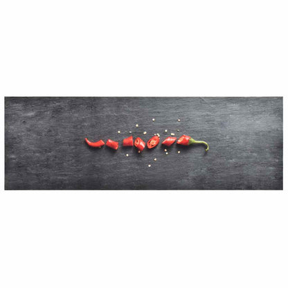 Tappetino da Cucina Lavabile Peperoni 60x180 cm