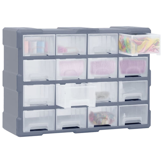 Mobile Contenitore con 16 Cassetti Medi 52x16x37 cm