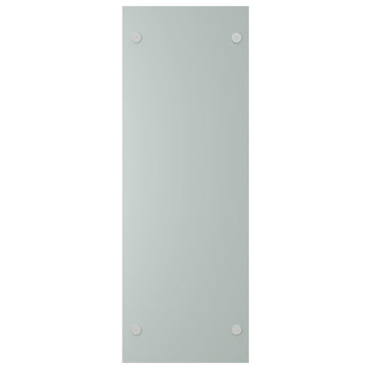 Porta Legna Bianco 40x35x100 cm in Vetro Temperato