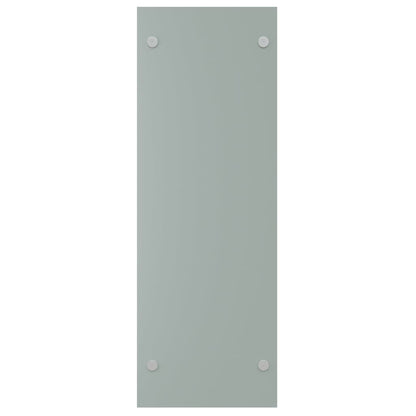 Porta Legna Bianco 80x35x100 cm in Vetro Temperato