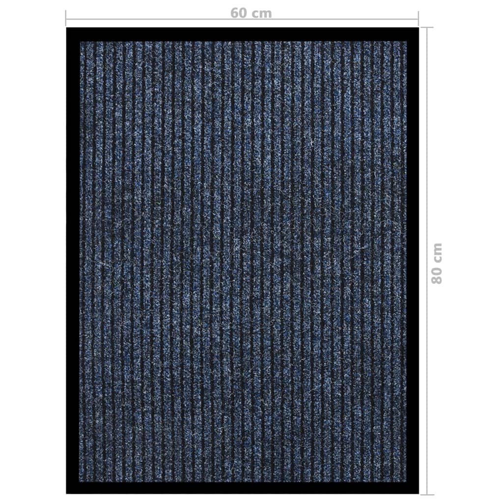 Zerbino Striato Blu 60x80 cm